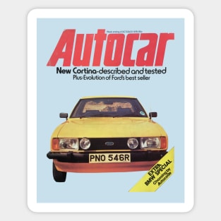 FORD CORTINA MK4 - magazine cover Sticker